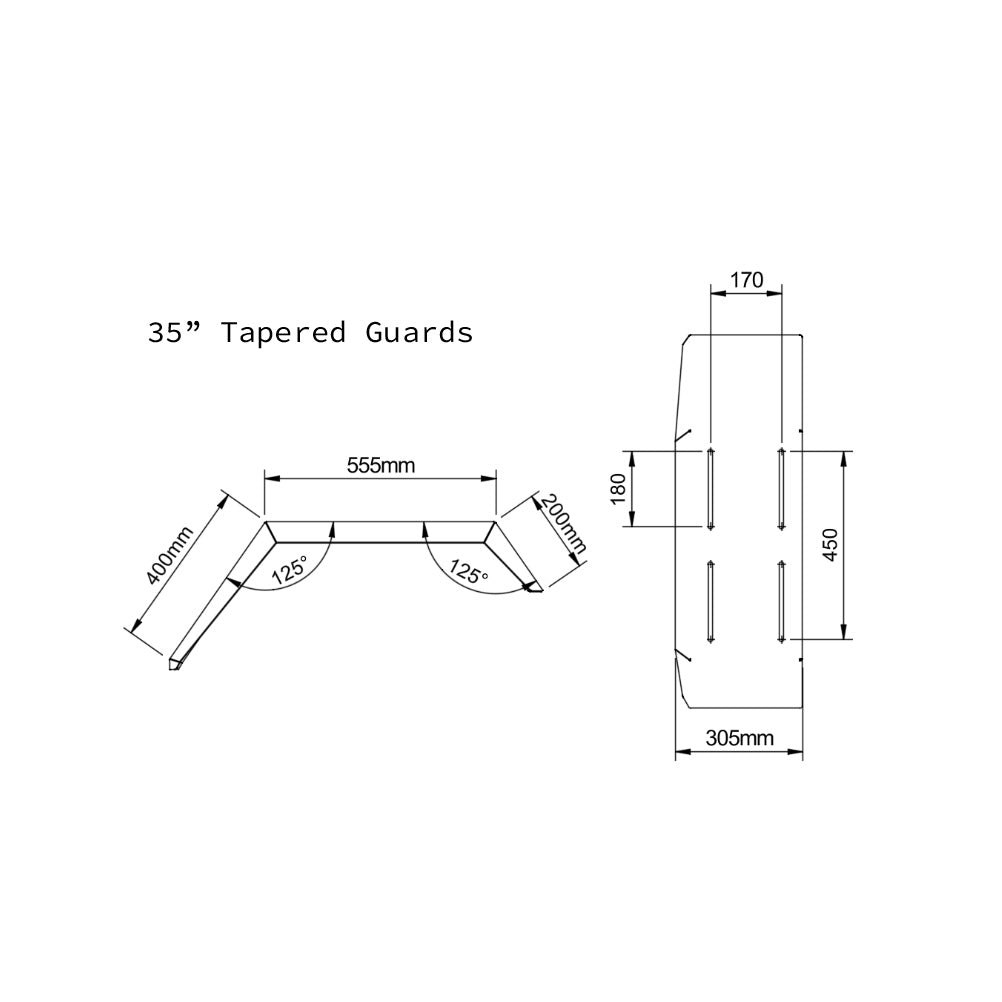 TAPERED GUARDS