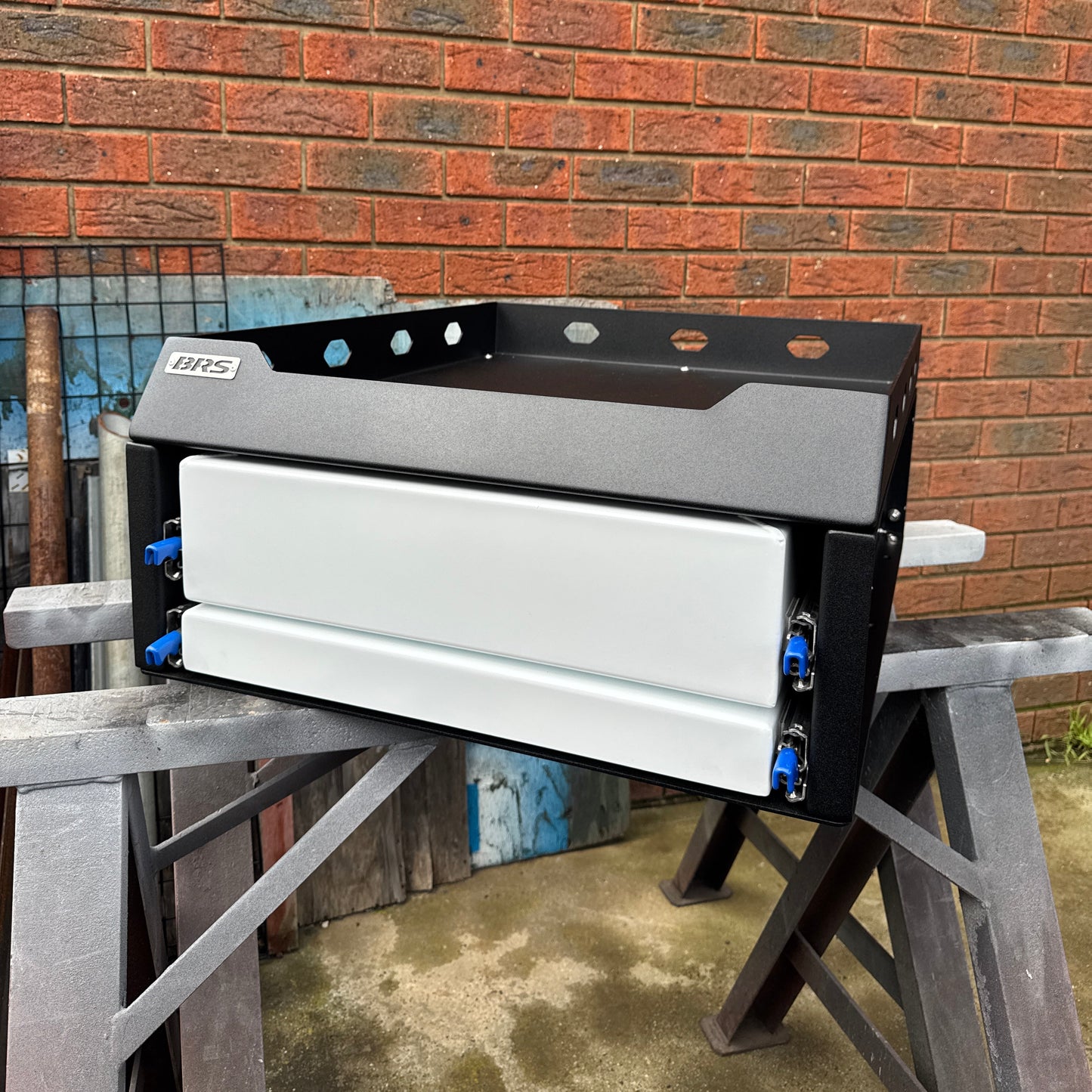 Storage Drawer and Slide-Out Table