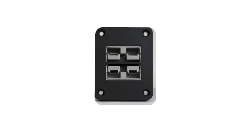 Dual 50A Connector Mounting Bracket