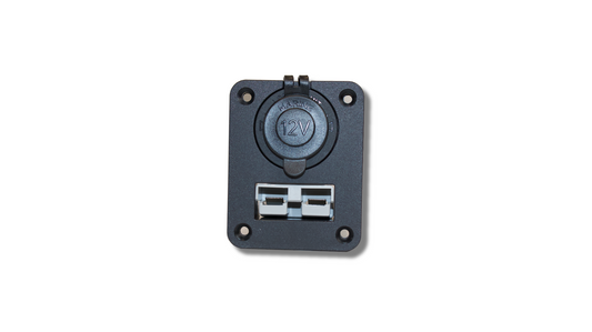 Flush Mount 50A Connector & Cigarette Socket Panel